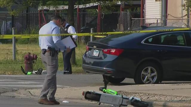 Generic police lights and crime scene tape 