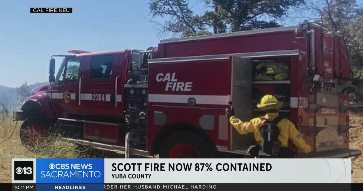Scott Fire in Yuba County now 87% contained