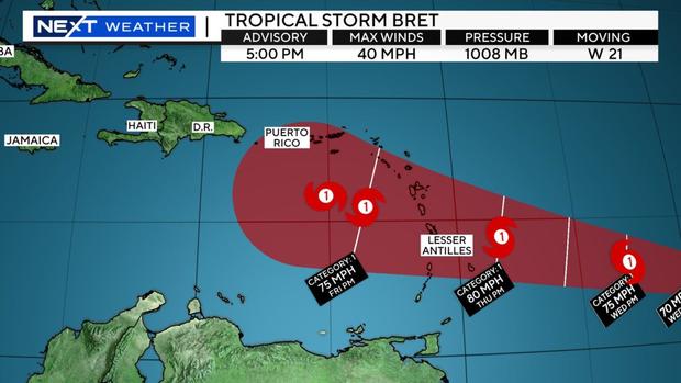 Tropical Storm Bret 