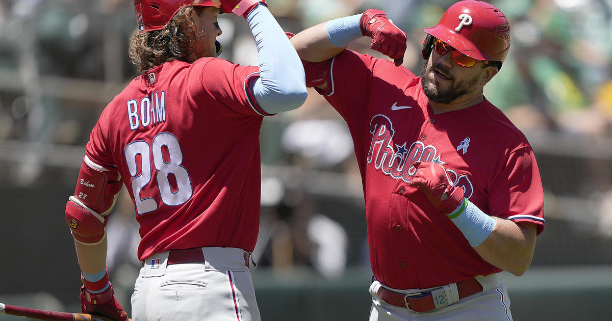 Schwarber's 20th homer propels Phillies to 3-2 victory over the A's, series  sweep