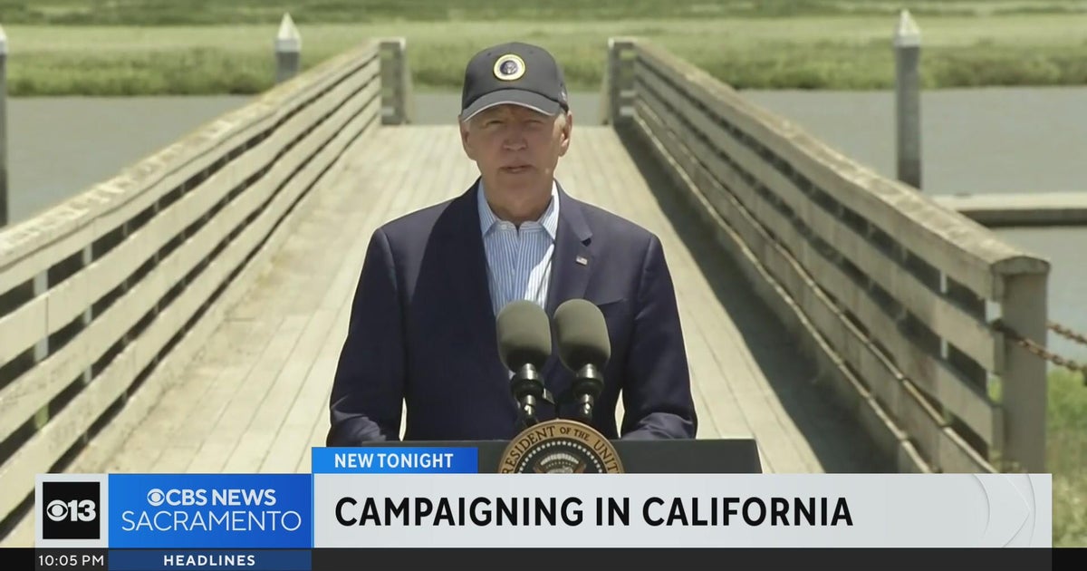 Joe Biden campaigns in California