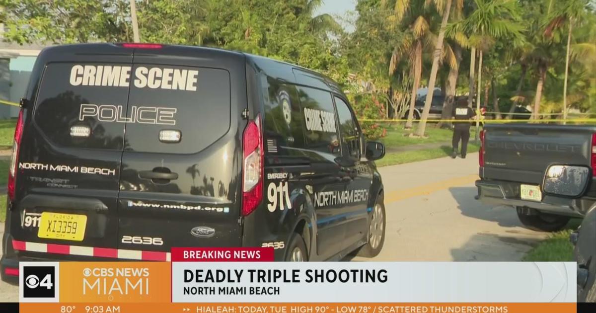 North Miami beach front triple shooting, two useless