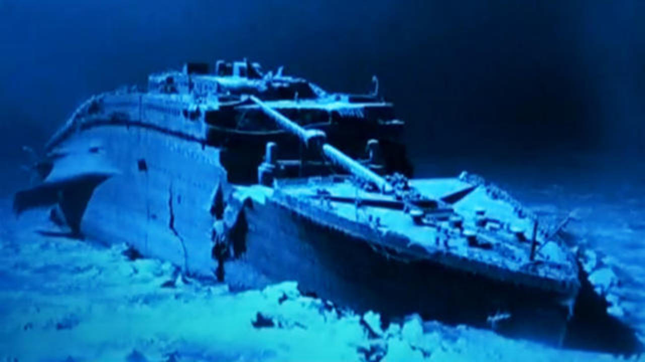 titanic wreckage stern
