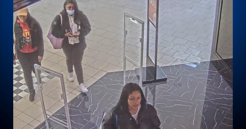 3 suspects sought in series of San Mateo retail thefts - CBS San Francisco
