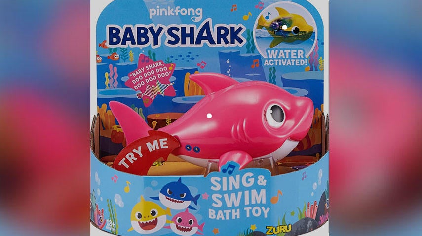 7.5M Baby Shark bath toys recalled after reports of impalement