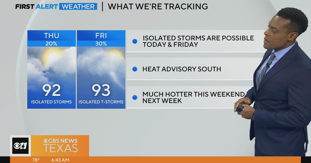 More rain possible for North Texas before triple-digit temps return ...