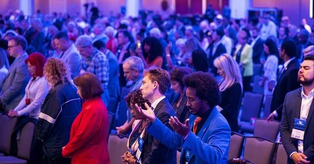 ProTrump crowd at Faith and Freedom Coalition conference CBS News