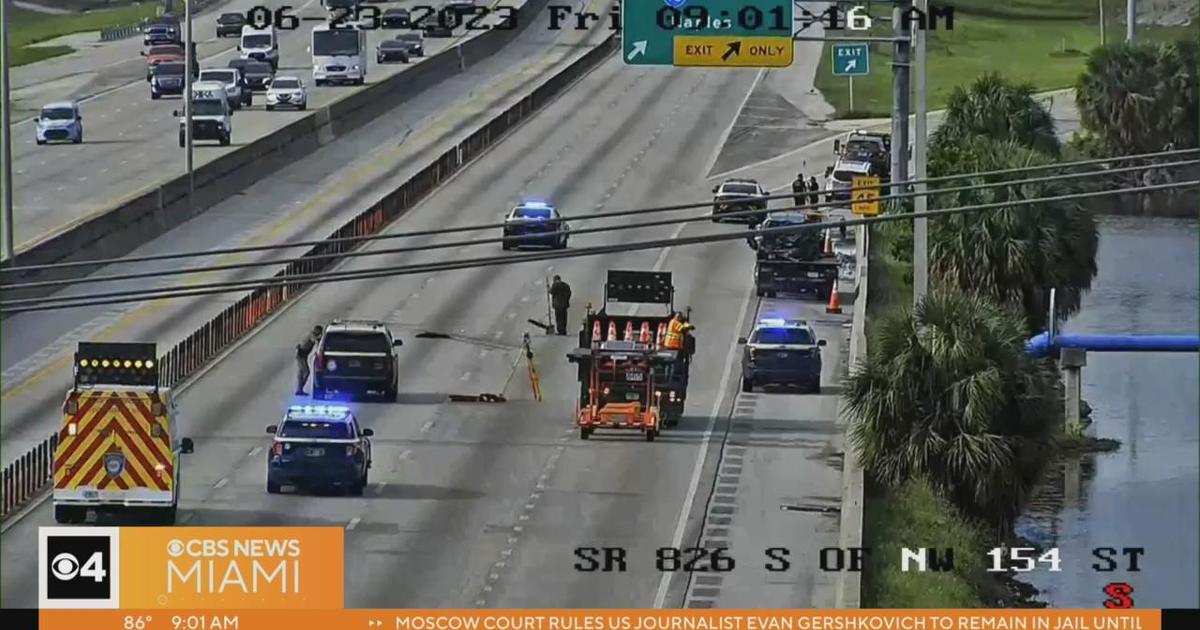 Southbound lanes shut soon after lethal crash on Palmetto Expressway