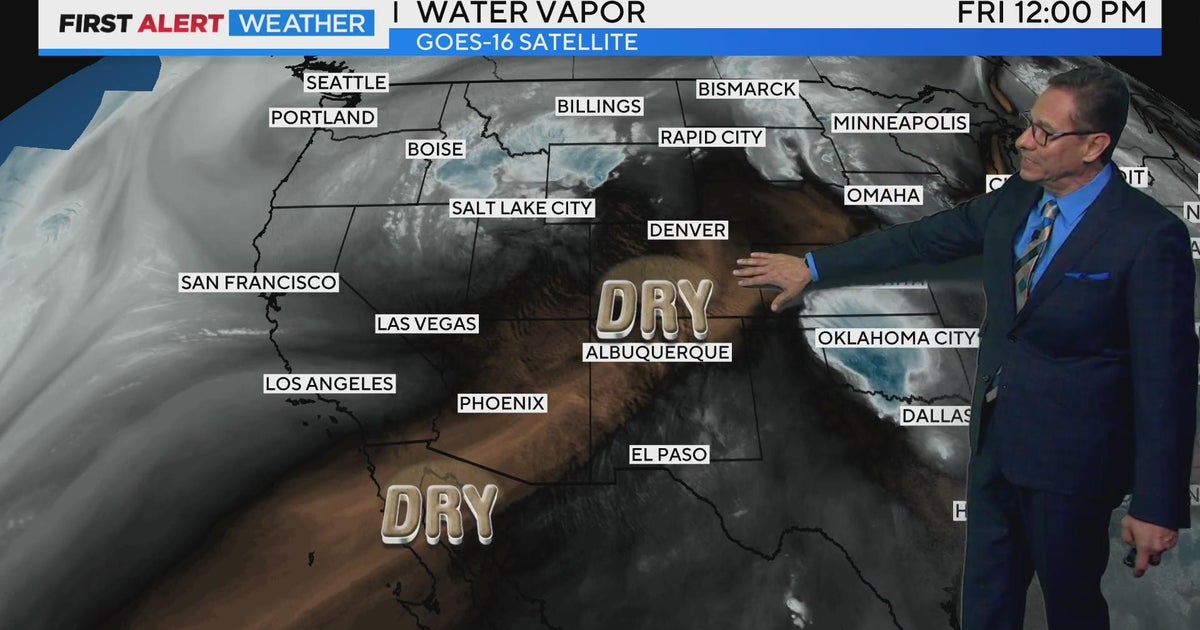 Drying trend taking over right on thru the weekend - CBS Colorado