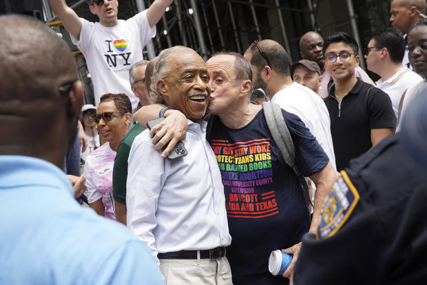 Reverend Al Sharpton attends the 2023 New York City Pride March on June 25, 2023 in New York City. 