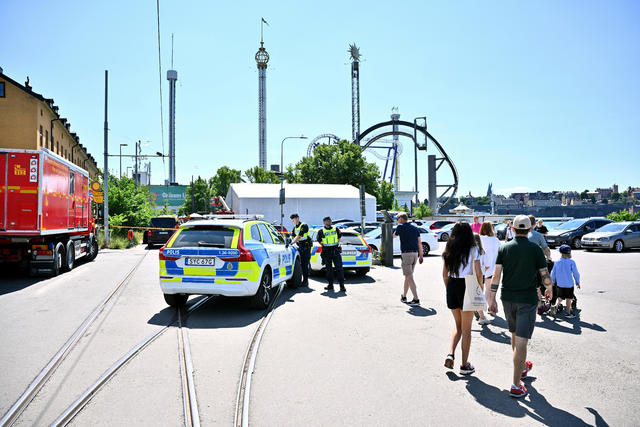 Riders plunge from derailed roller coaster in Sweden killing 1