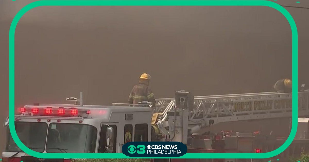 Fire placed under control at Kensington furniture store - CBS Philadelphia