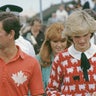 Charles And Diana At Polo 