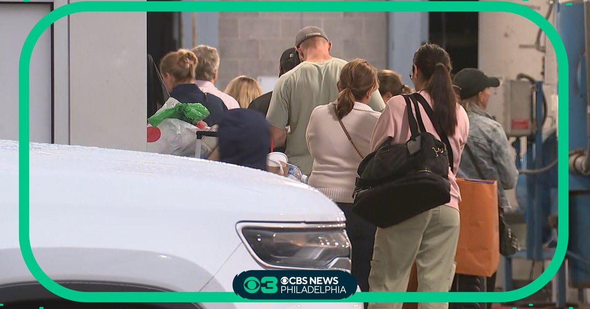 PHL passengers rent cars after weather delays, cancels flights CBS