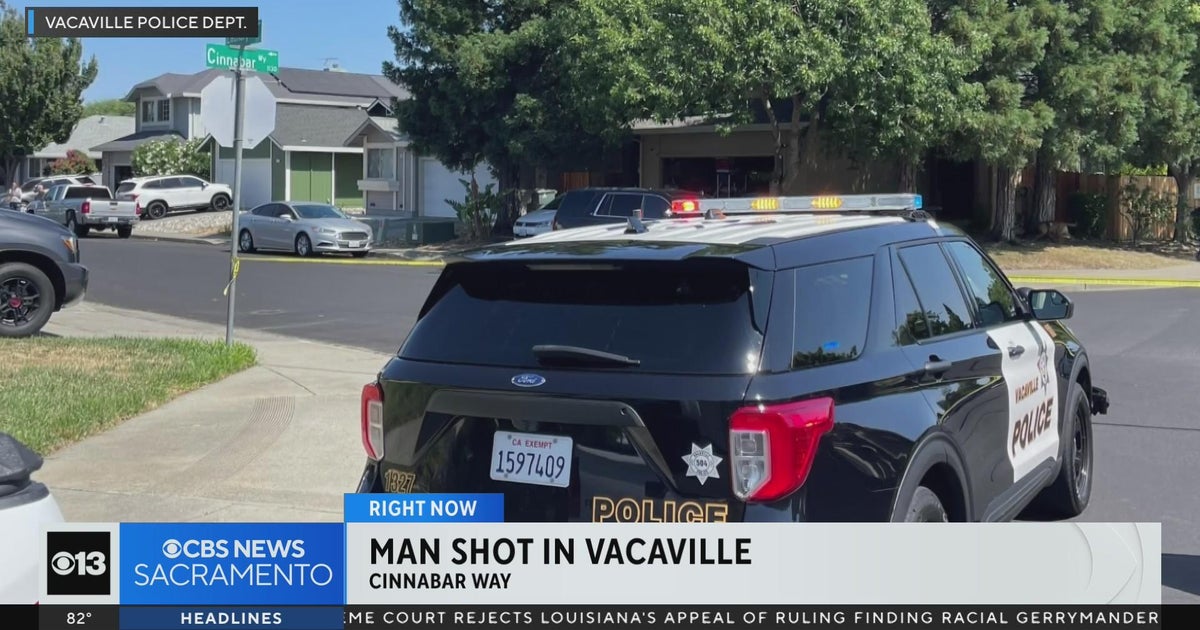 Vacaville police investigate shooting on Cinnabar Way CBS Sacramento