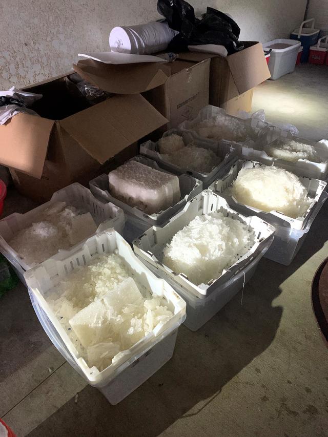 Customs officials seize 140 pounds of meth hidden in paint