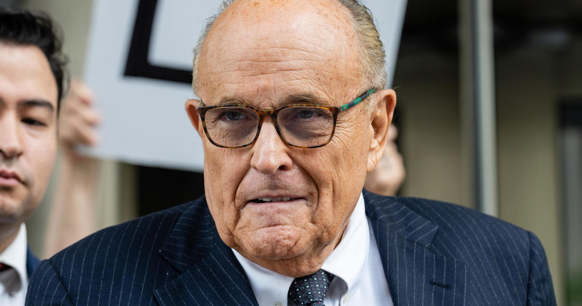 Rudy Giuliani interviewed by special counsel in Trump election interference probe - CBS News