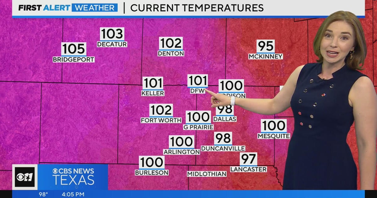 Heat Advisory continues for most North Texas - CBS Texas