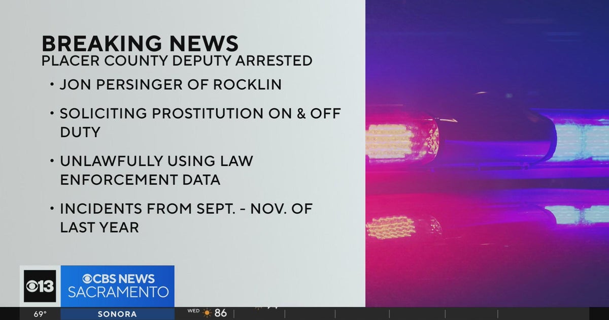 Former Placer County deputy arrested on accusations of soliciting prostitution