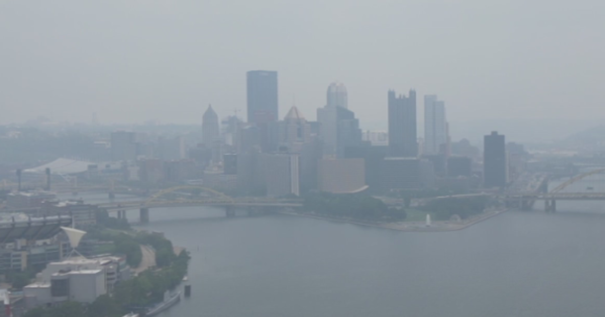 El humo de los incendios forestales canadienses está creando una calidad del aire poco saludable en toda el área de Pittsburgh
