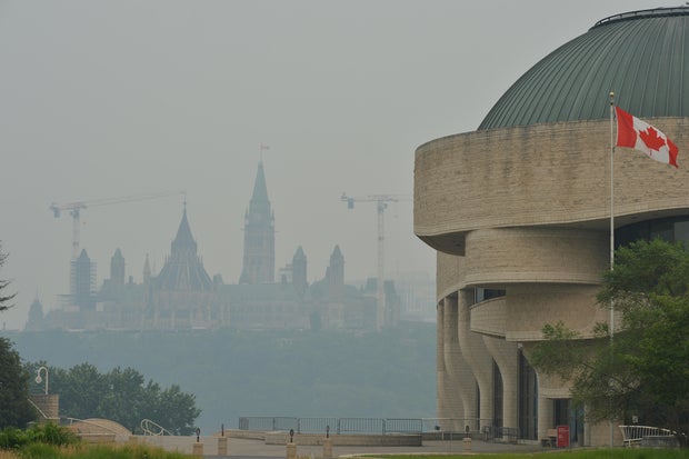 Smoke from forest fires reaches Ottawa again