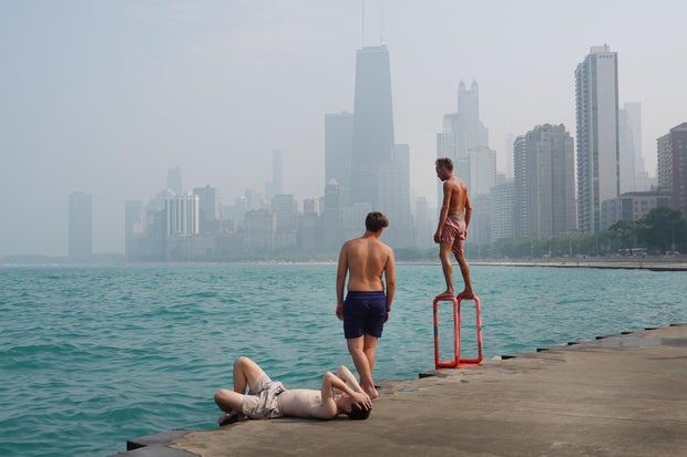 Smoke From Canadian Wildfires Blankets Midwest With Hazy Skies