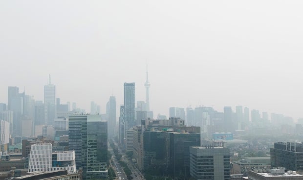 Wildfire Smoke Blankets Toronto