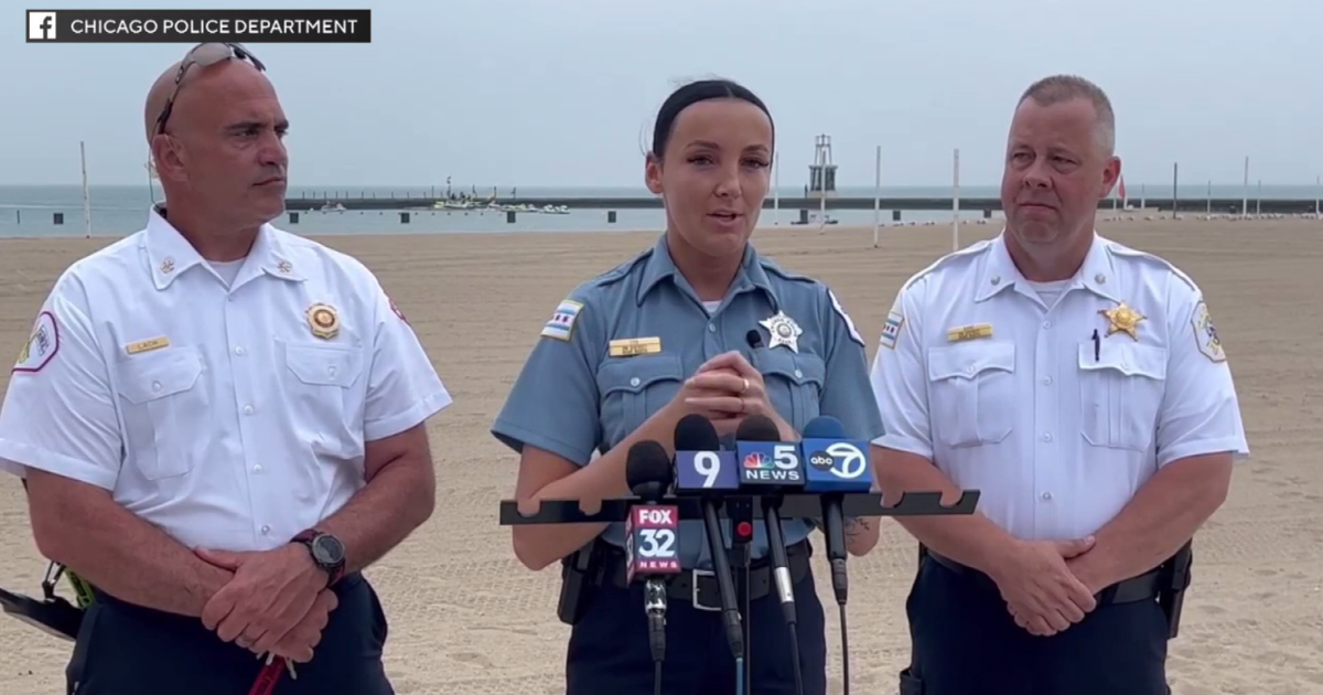 Chicago Police officer lauded for saving woman in water off North Avenue Beach