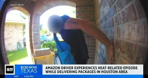 Amazon driver experiences heat-related episode - CBS Texas
