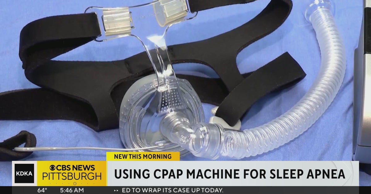 Using a CPAP machine to treat sleep apnea and get better rest CBS