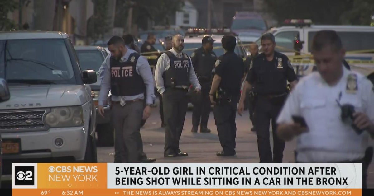 Bronx community shaken after 5-year-old girl shot - CBS New York