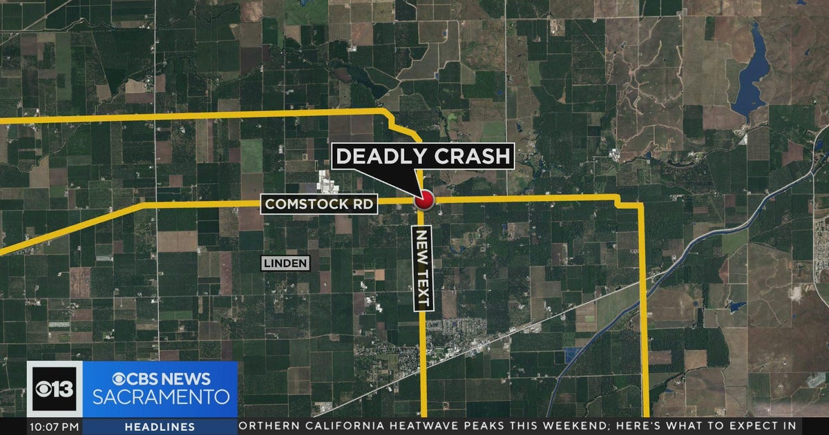 1 killed in crash at rural intersection near Linden CBS Sacramento