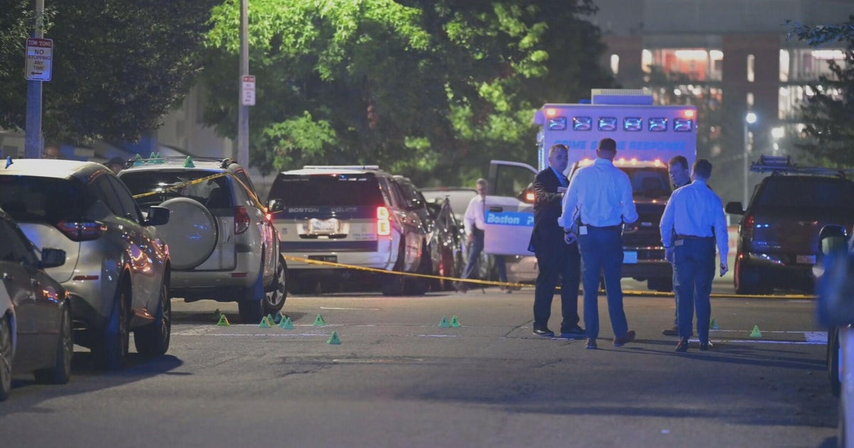 Man killed in double shooting on McGreevey Way in Roxbury - CBS Boston