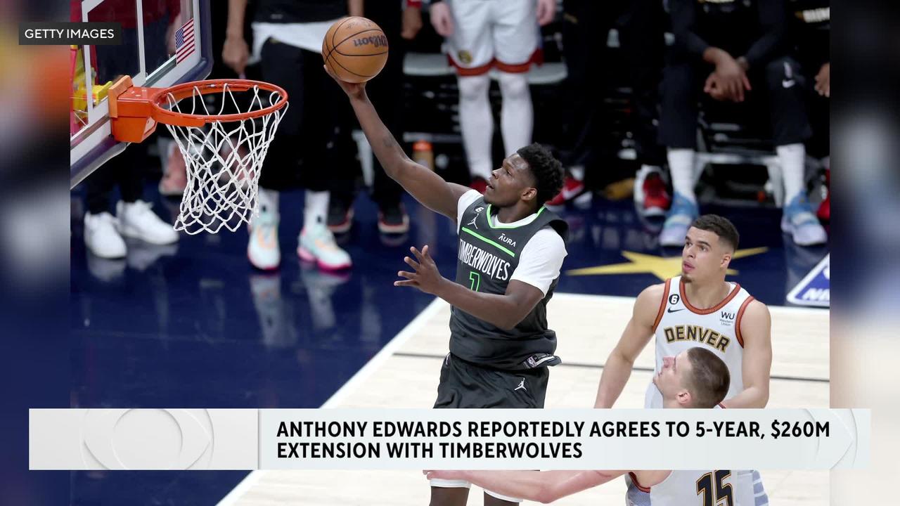 NBA: Timberwolves, Anthony Edwards Agree to 5-Year, $207 Million