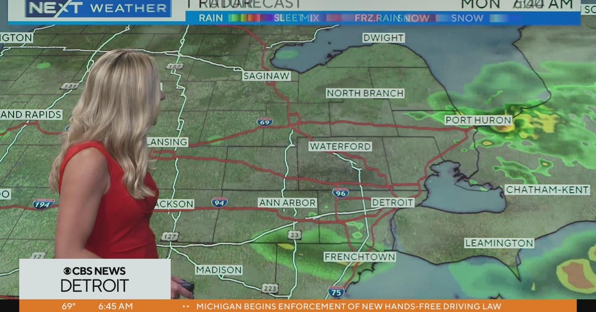 NEXT Weather Forecast July 3, 2023 (Today) - CBS Detroit