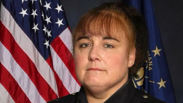 Sgt. Heather Glenn of the Tell City Police Department in Indiana is seen in a photo provided by the Indiana State Police. 