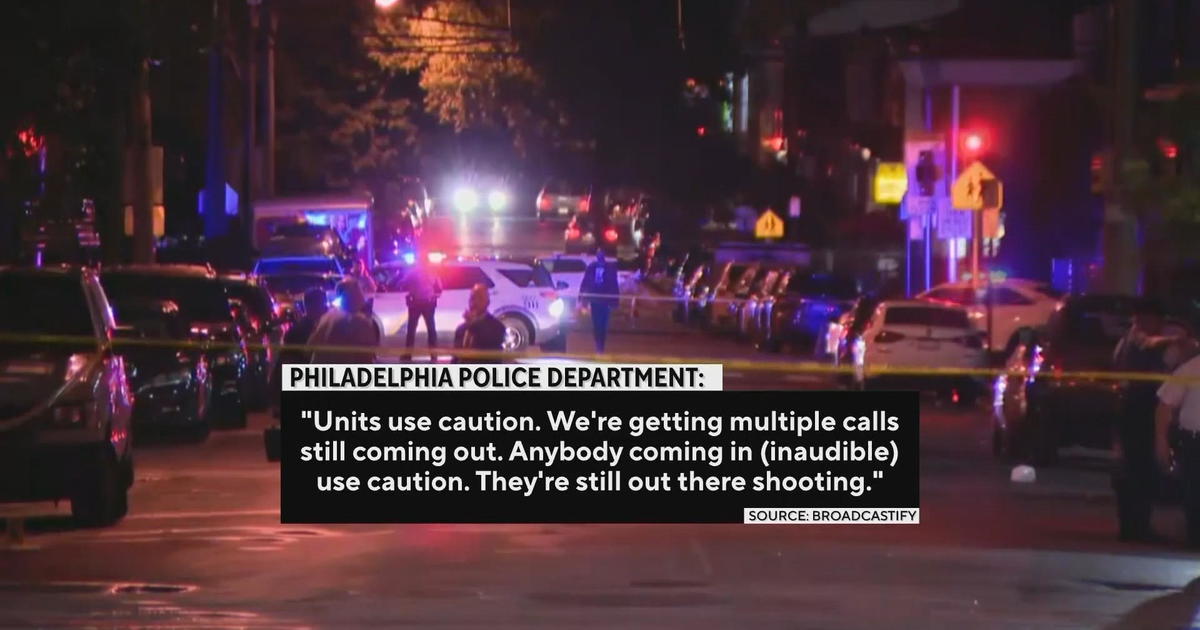 Police scanner audio from Kingsessing Philadelphia shooting CBS