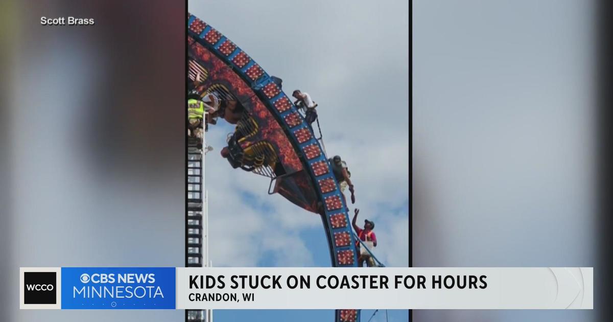 Riders stuck upside down for hours when Wisconsin rollercoaster malfunctions