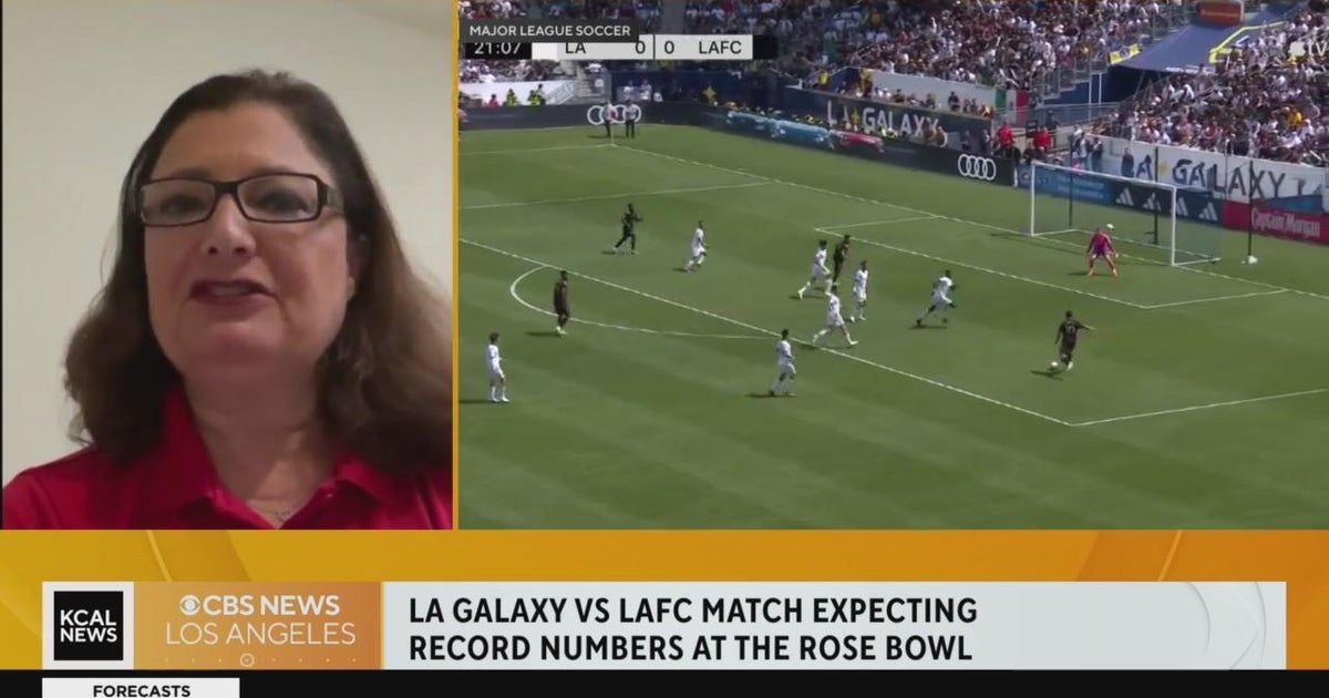 LA Galaxy vs LAFC match expecting record numbers at Rose Bowl - CBS Los