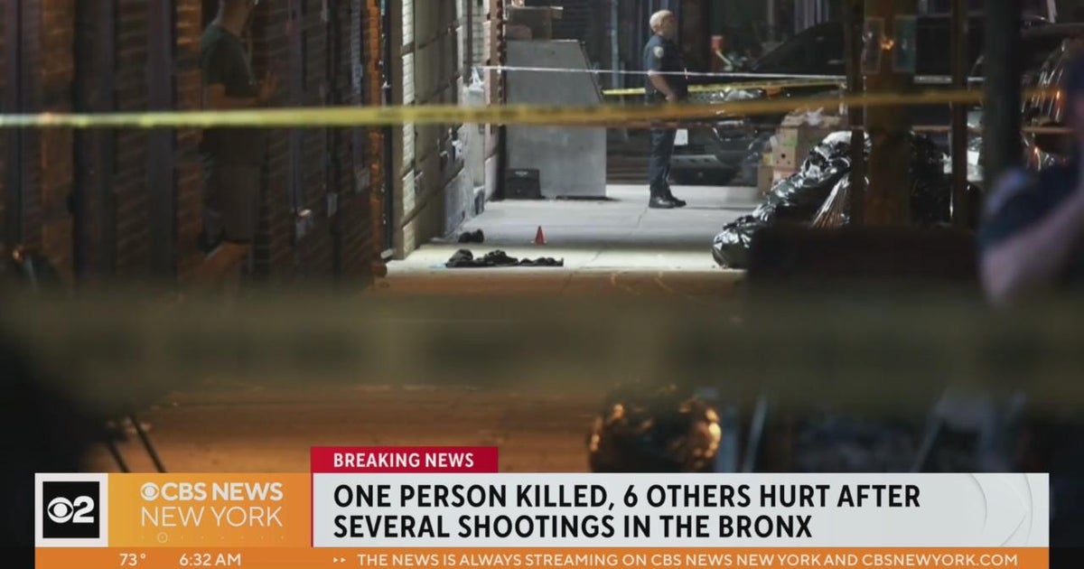 Multiple shootings under investigation in the Bronx - CBS New York