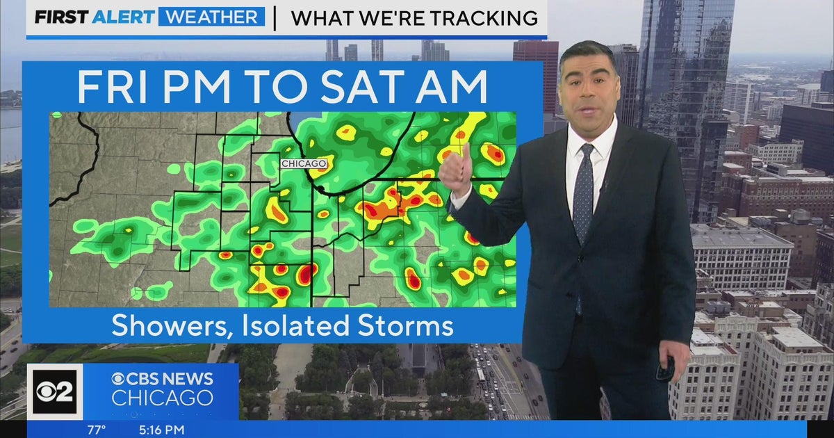 Chicago First Alert Weather: rain Friday into Saturday - CBS Chicago