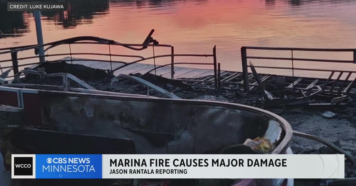Marina fire causes major damage at Lake CBS Minnesota