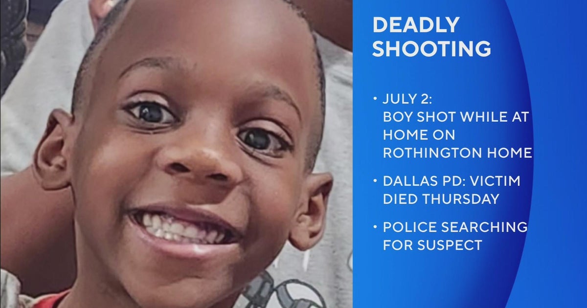 Dallas police searching for suspect after child shot in bed - CBS Texas