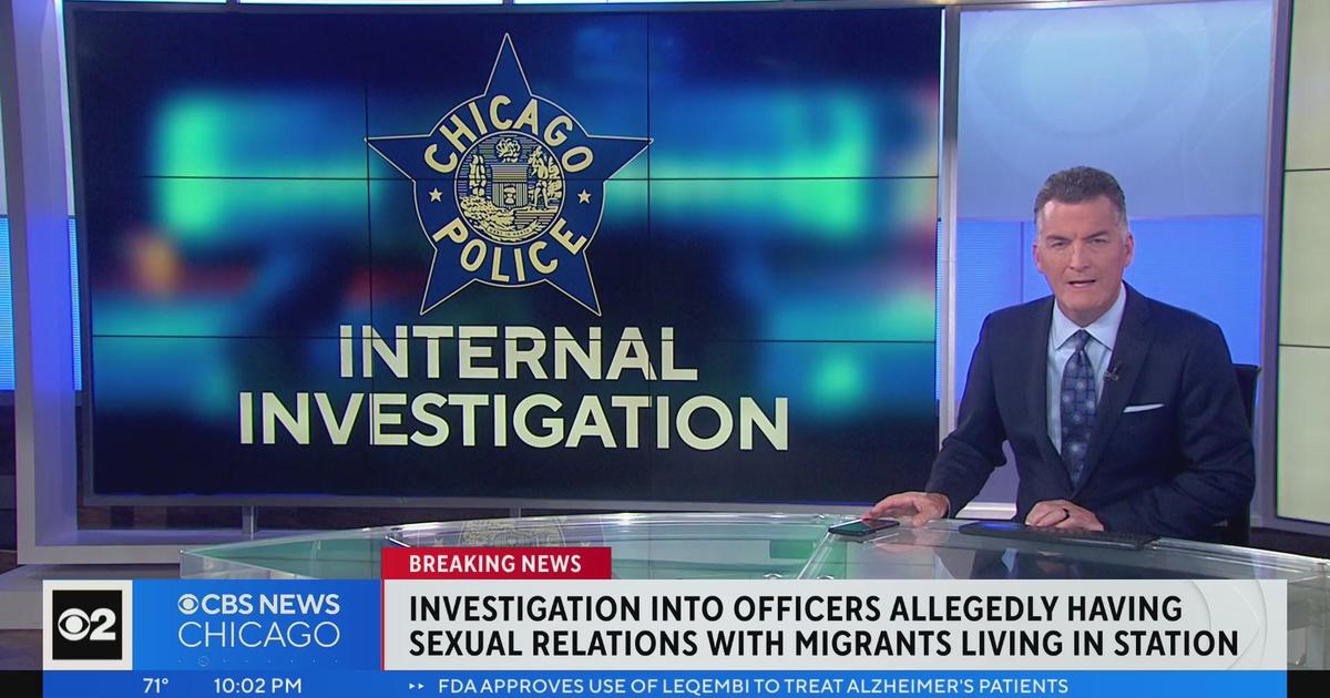Officers under investigation for sex with migrants at police station - CBS Chicago