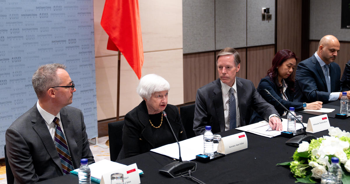 In Beijing, Yellen raises concerns over Chinese actions against U.S. businesses