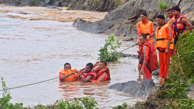 Almost two-dozen killed as monsoon rains inundate northern India