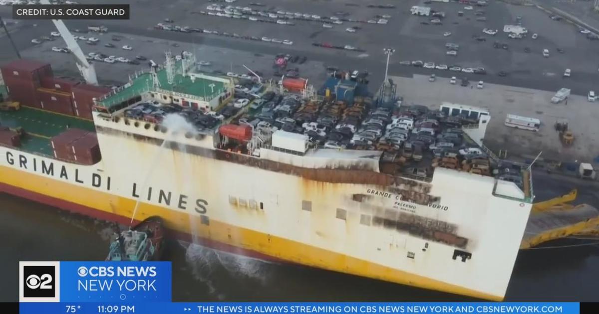 Port Newark channel reopens for business after deadly cargo ship fire 