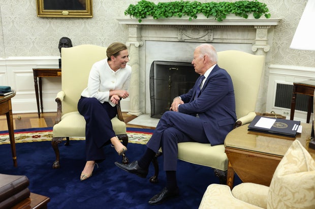 President Biden Meets With Danish Prime Minister Mette Frederiksen at the White House