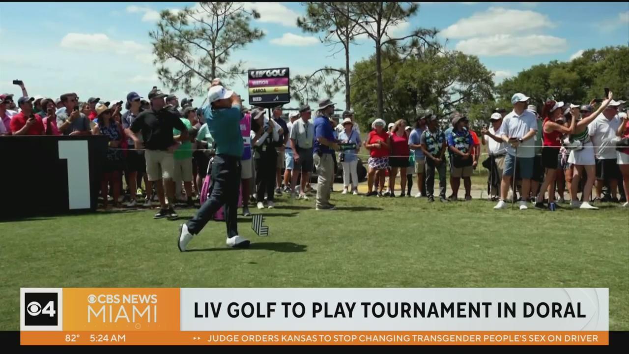 Controversial LIV Golf brings Team Championship tournament to Trump National Doral