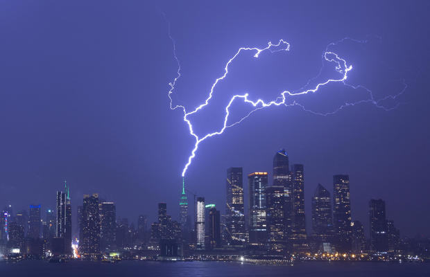 Thunderstorm in New York City 